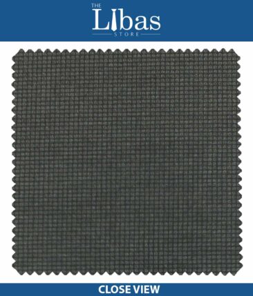 Raymond Dark Grey Structured Poly Viscose Trouser or 3 Piece Suit Fabric (Unstitched - 1.25 Mtr)