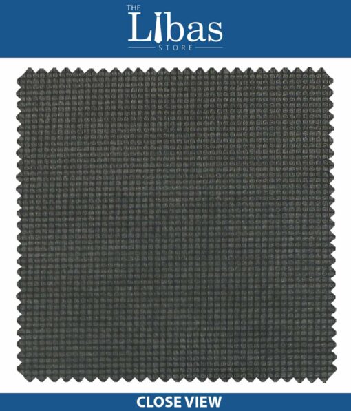 Raymond Dark Grey Structured Poly Viscose Trouser or 3 Piece Suit Fabric (Unstitched - 1.25 Mtr)