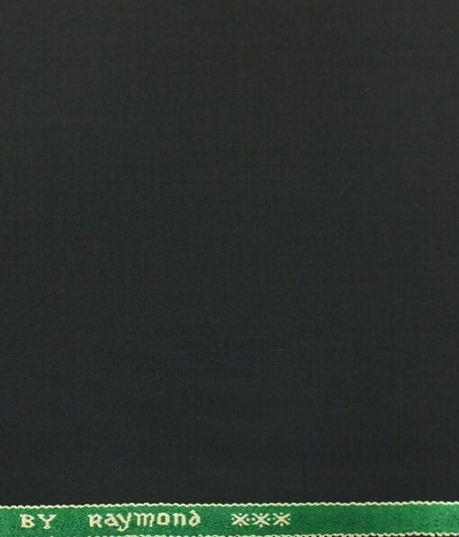 Raymond Black Solid Poly Viscose Trouser or 3 Piece Suit Fabric (Unstitched - 1.25 Mtr)