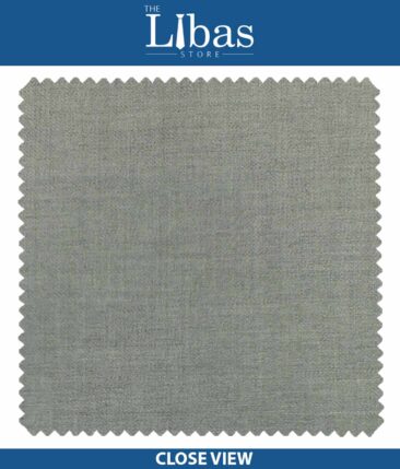 Raymond Light Silver Grey Self Design Poly Viscose Trouser or 3 Piece Suit Fabric (Unstitched - 1.25 Mtr)