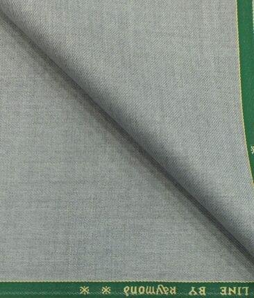 Raymond Light Silver Grey Self Design Poly Viscose Trouser or 3 Piece Suit Fabric (Unstitched - 1.25 Mtr)