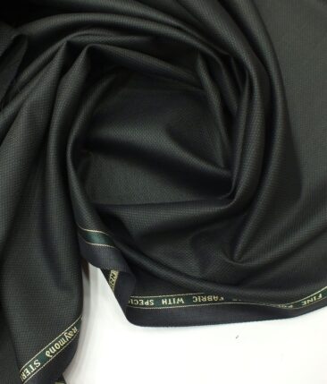 Raymond Blackish Grey Structured Poly Viscose Trouser or 3 Piece Suit Fabric (Unstitched - 1.25 Mtr)