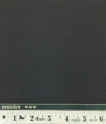 Raymond Blackish Grey Structured Poly Viscose Trouser or 3 Piece Suit Fabric (Unstitched - 1.25 Mtr)