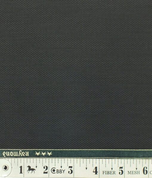 Raymond Blackish Grey Structured Poly Viscose Trouser or 3 Piece Suit Fabric (Unstitched - 1.25 Mtr)