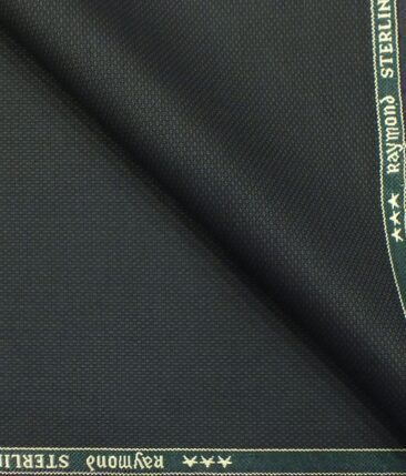 Raymond Blackish Grey Structured Poly Viscose Trouser or 3 Piece Suit Fabric (Unstitched - 1.25 Mtr)