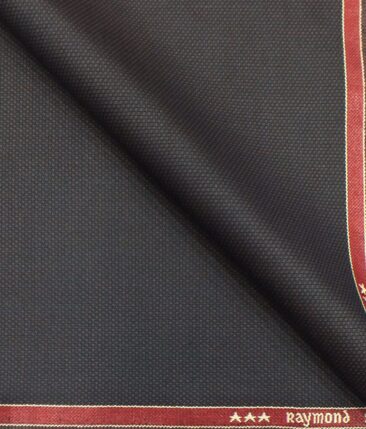 Raymond Dark Wine Structured Poly Viscose Trouser or 3 Piece Suit Fabric (Unstitched - 1.25 Mtr)