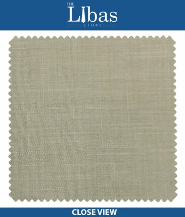 Raymond Latte Beige Self Design Poly Viscose Trouser or 3 Piece Suit Fabric (Unstitched - 1.25 Mtr)