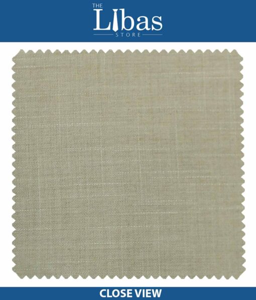 Raymond Latte Beige Self Design Poly Viscose Trouser or 3 Piece Suit Fabric (Unstitched - 1.25 Mtr)