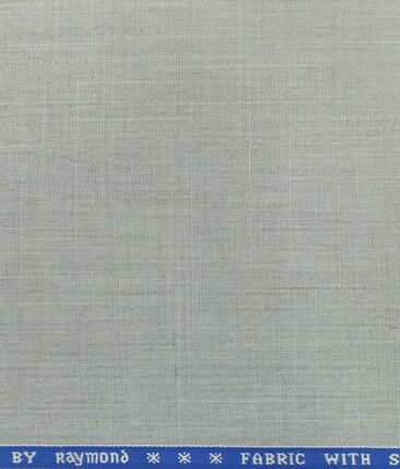 Raymond Light Grey Self Design Poly Viscose Trouser or 3 Piece Suit Fabric (Unstitched - 1.25 Mtr)