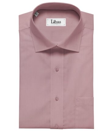Solino Flamingo Pink 100% Premium Cotton Fil-a-Fil Shirt Fabric (1.60 M)
