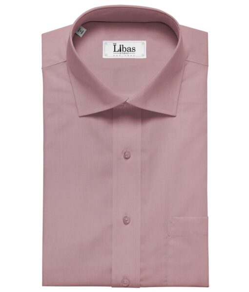 Solino Flamingo Pink 100% Premium Cotton Fil-a-Fil Shirt Fabric (1.60 M)