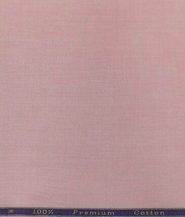 Solino Flamingo Pink 100% Premium Cotton Fil-a-Fil Shirt Fabric (1.60 M)