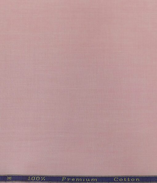 Solino Flamingo Pink 100% Premium Cotton Fil-a-Fil Shirt Fabric (1.60 M)