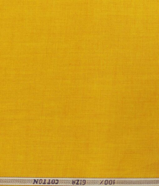 Solino Merigold Bright Orange 100% Giza Cotton Oxford Shirt Fabric (1.60 M)