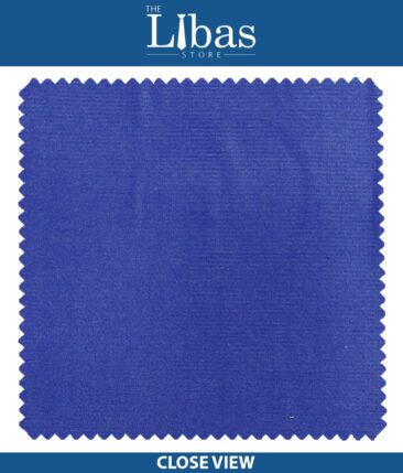 Arvind Blue Classic Pin Striped Stretchable Unstitched Corduroy Trouser Fabric - Image 3