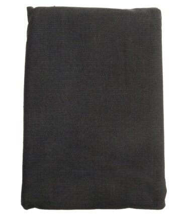 Arvind Dark Grey Classic Pin Striped Stretchable Unstitched Corduroy Trouser Fabric - Image 2
