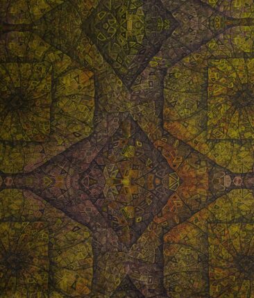 Italian Channel Multicolor Printed Velvet Unstitched Bandhgala or Blazer Fabric (2.25 Mtr)
