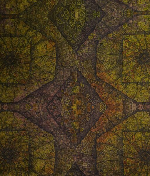 Italian Channel Multicolor Printed Velvet Unstitched Bandhgala or Blazer Fabric (2.25 Mtr)