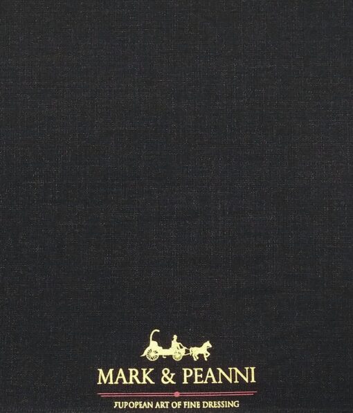Mark & Peanni Black Shiny Sparkle Terry Rayon Party Wear Unstitched Fabric (1.25 Mtr) For Trouser