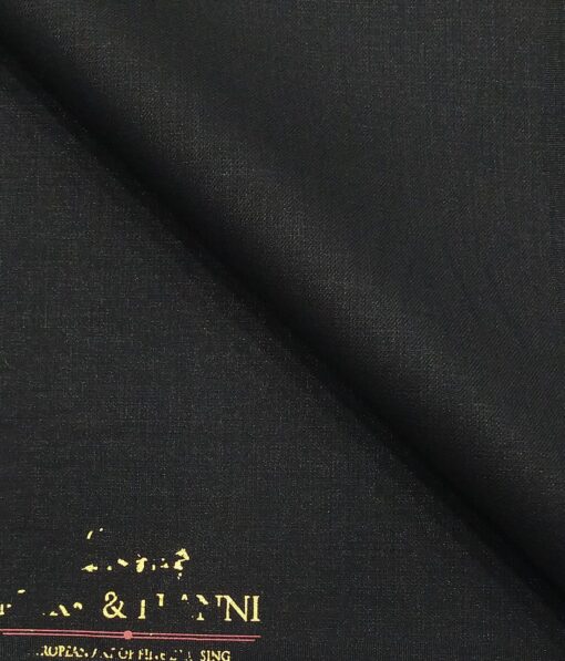 Mark & Peanni Black Shiny Sparkle Terry Rayon Party Wear Unstitched Fabric (1.25 Mtr) For Trouser