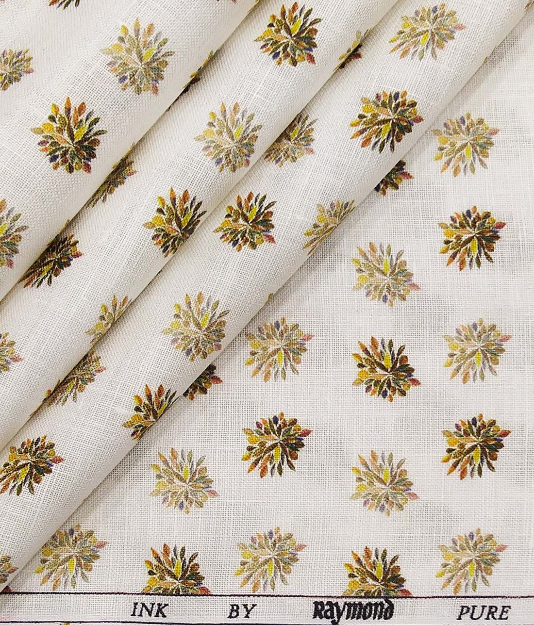 raymond white linen fabric