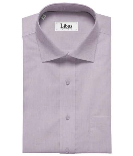 Raymond Heather Purple 100% Premium Cotton End to End Weave Shirt Fabric (1.60 M)