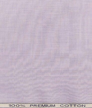 Raymond Heather Purple 100% Premium Cotton End to End Weave Shirt Fabric (1.60 M)