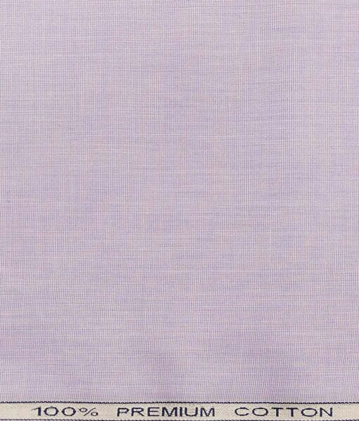 Raymond Heather Purple 100% Premium Cotton End to End Weave Shirt Fabric (1.60 M)