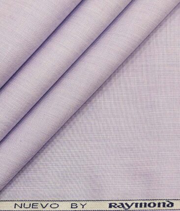 Raymond Heather Purple 100% Premium Cotton End to End Weave Shirt Fabric (1.60 M)