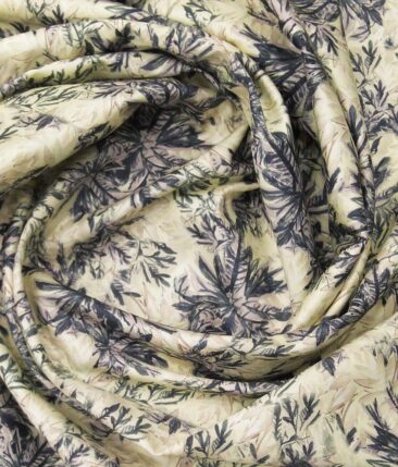 Solino Yellow 100% Super Fine Premium Cotton Multi Color Digital Floral Print Shirt Fabric (1.60 M) - Image 3