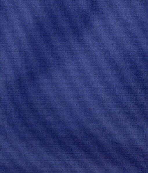 Exquisite Dark Blue Poly Cotton Micro Checks Shirt Fabric (1.60 M)