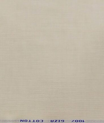 Tessitura Monti Beige 100% Giza Cotton Pin Point Oxford Shirt Fabric (1.60 M)