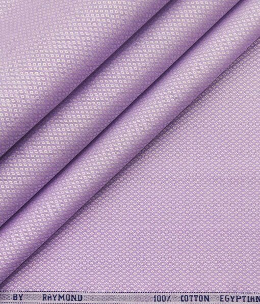 Raymond Lavnder Purple 100% Egyptian Giza Cotton Structured Shirt Fabric (1.60 M)