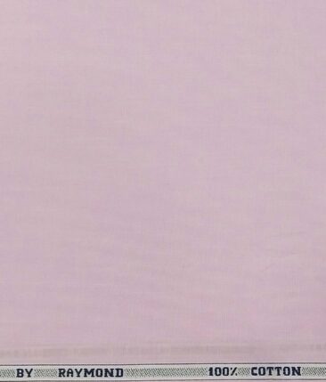Raymond Blush Pink 100% Cotton Fil-a-Fil Solid Shirt Fabric (1.60 M)
