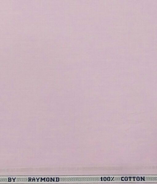 Raymond Blush Pink 100% Cotton Fil-a-Fil Solid Shirt Fabric (1.60 M)