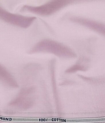 Raymond Blush Pink 100% Cotton Fil-a-Fil Solid Shirt Fabric (1.60 M)