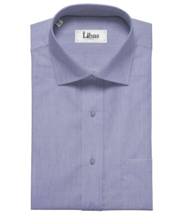 Raymond Indigo Blue 100% Premium Cotton Pin Point Oxford Solid Shirt Fabric (1.60 M)