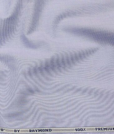Raymond Light Blue 100% Cotton Fil-a-Fil Solid Shirt Fabric (1.60 M)
