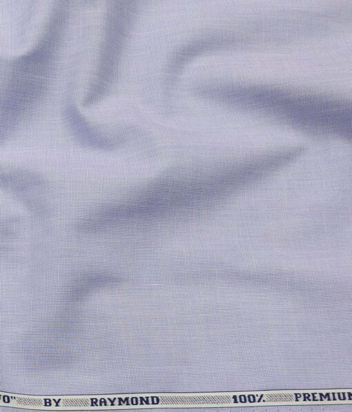 Raymond Light Blue 100% Cotton Fil-a-Fil Solid Shirt Fabric (1.60 M)