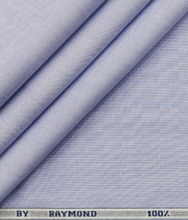 Raymond Light Blue 100% Cotton Fil-a-Fil Solid Shirt Fabric (1.60 M)