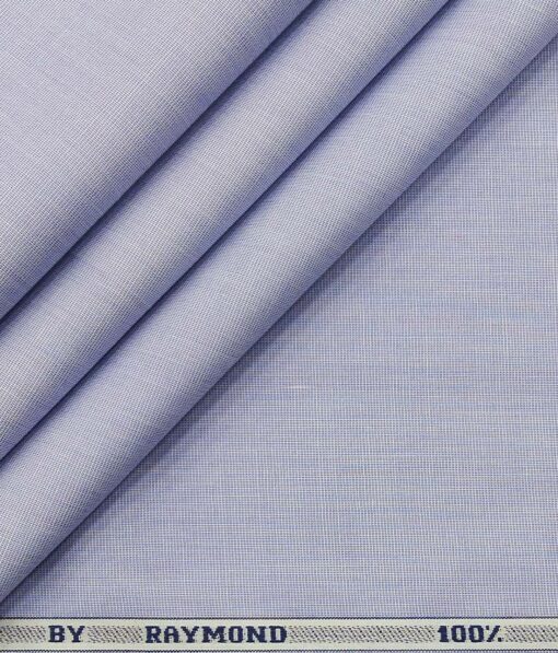 Raymond Light Blue 100% Cotton Fil-a-Fil Solid Shirt Fabric (1.60 M)