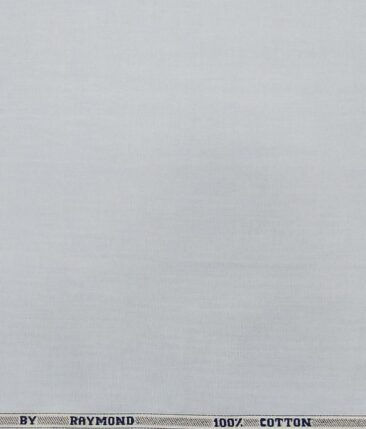 Raymond Light Sky Blue 100% Cotton Fil-a-Fil Solid Shirt Fabric (1.60 M)