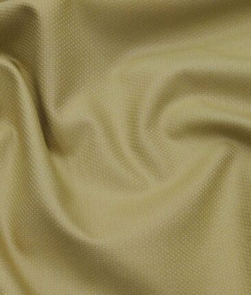 Augustus Beige Dotted Structured Unstitched Terry Rayon Shiny Party Wear Suiting Fabric