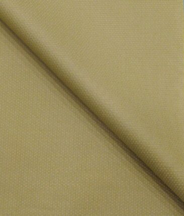 Augustus Beige Dotted Structured Unstitched Terry Rayon Shiny Party Wear Suiting Fabric