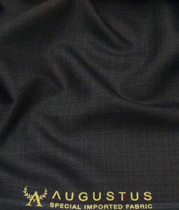 Augustus Greenish Grey Self Design Unstitched Terry Rayon Suiting Fabric