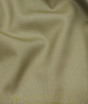 Augustus Oyster Beige Royal Oxford Unstitched Terry Rayon Suiting Fabric