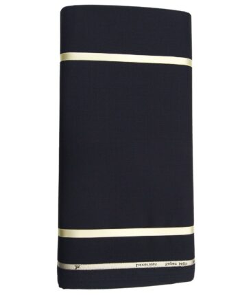 Cadini Italy by Siyaram's 60% Merino Wool Super 140's Dark Purple Structured Unstitched Exotic Suit Fabric (3.25 Meter)