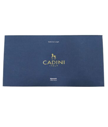 Cadini Men's Wool Super 140s Unstitched 3.25 Meter Self Design Suit Fabric (Worsted Grey)