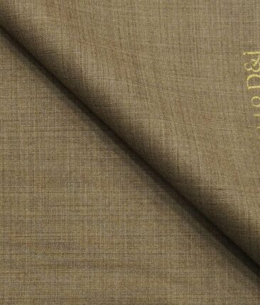 Don & Julio Fawn Beige Self Design Unstitched Terry Rayon Suiting Fabric