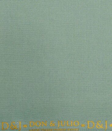 Don & Julio Mint Green Dotted Structure Unstitched Terry Rayon Suiting Fabric